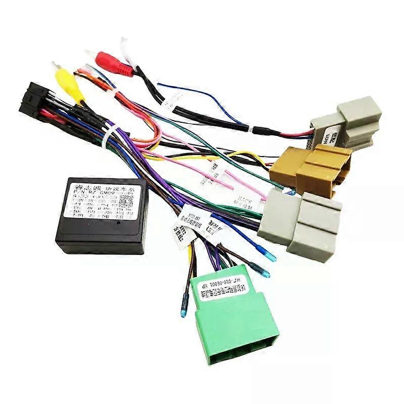 CAN Bus Decoder Harness Adapter 16 Pin Plug Connector Car Android Wiring Cable for Chevrolet Trax Onix Cruze Tracker Encore