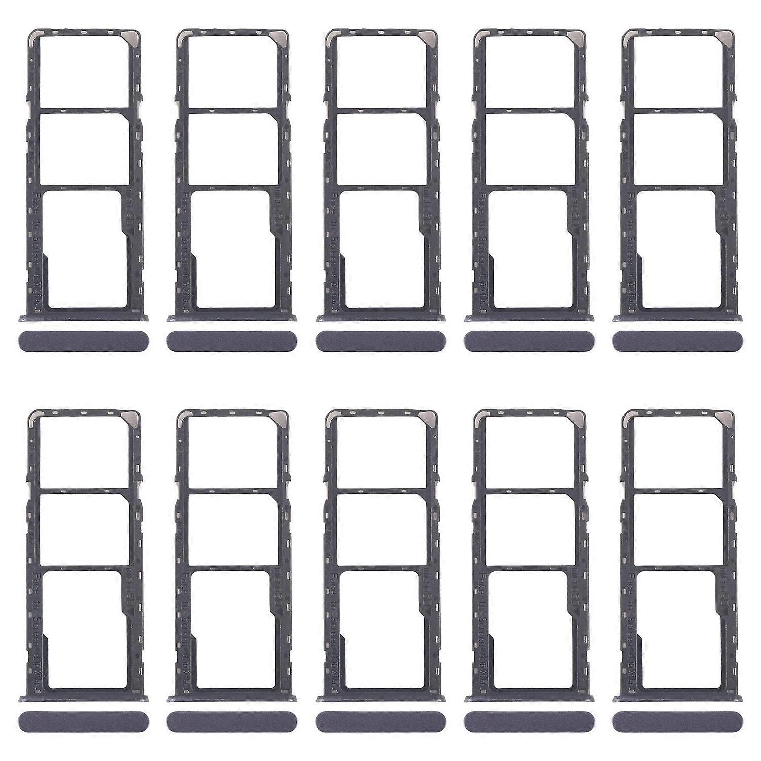 For Realme Narzo N63 4G 10pcs COMPATIBLE SIM + Micro SD card tray