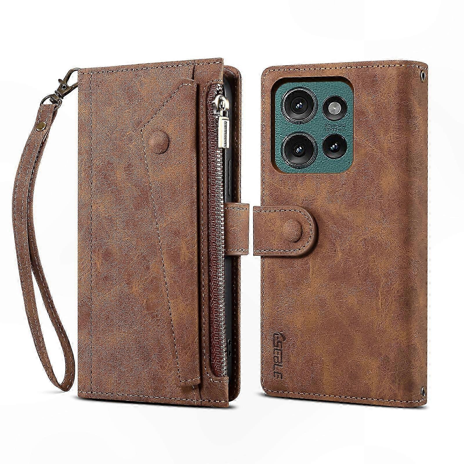 Retro Frosted RFID-Blocking Leather Phone Case for Enhanced Privacy and Style