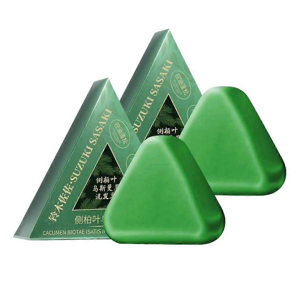 Shampoo Soap Bar Triangle-Shaped Solid Shampoo Hair Soap 120g