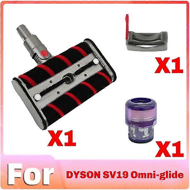 For Dyson Omniglide Sv1921 Vacuum Head Motor Soft Roller Head Cleaner Head Roller