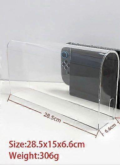 Gamepad Dock Cover: Clear Protective Dust Cover Compatible For Nintendo Switch 2 Dock & Console - Anti-Scratch Console Case Protector For Game Setup