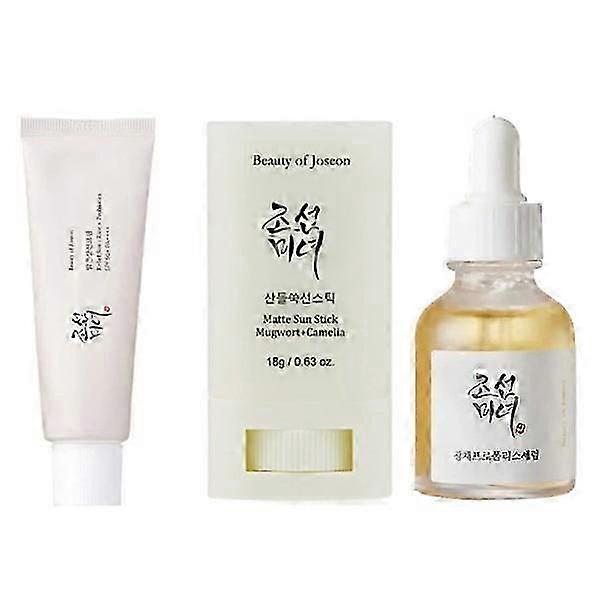 مجموعة عصا واقية من الشمس الكورية مضادة للأشعة فوق البنفسجية SPF50 PA كريم مرطب للجسم