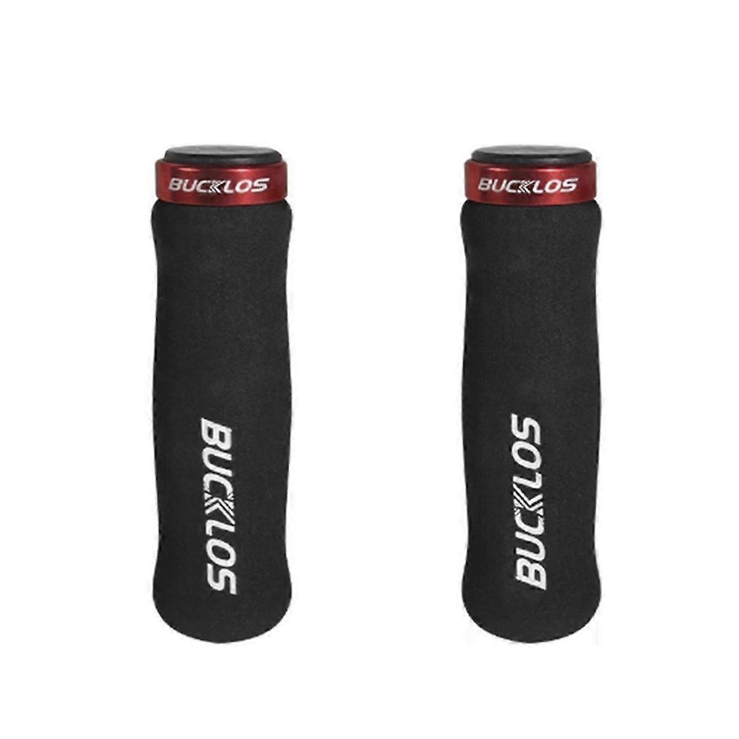 Bike Handlebar Grips Lock on Soft Leather Sponge Bicycle Handlebar Anti-Slip Handlebar Tape with Bar End Plugs