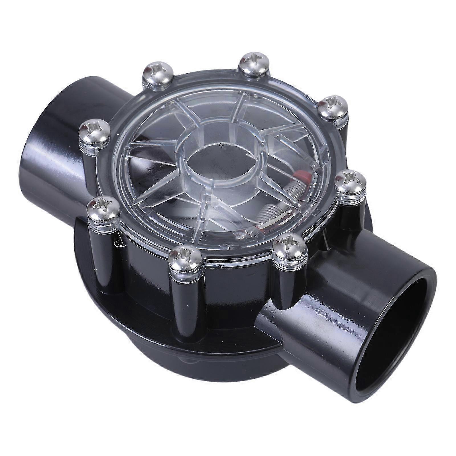 Sturdy ABS 180 Degree Check Valves Clear Lid Designs for Pool and Shower Use Prevents Reverse Water Flows Daily Use 2025