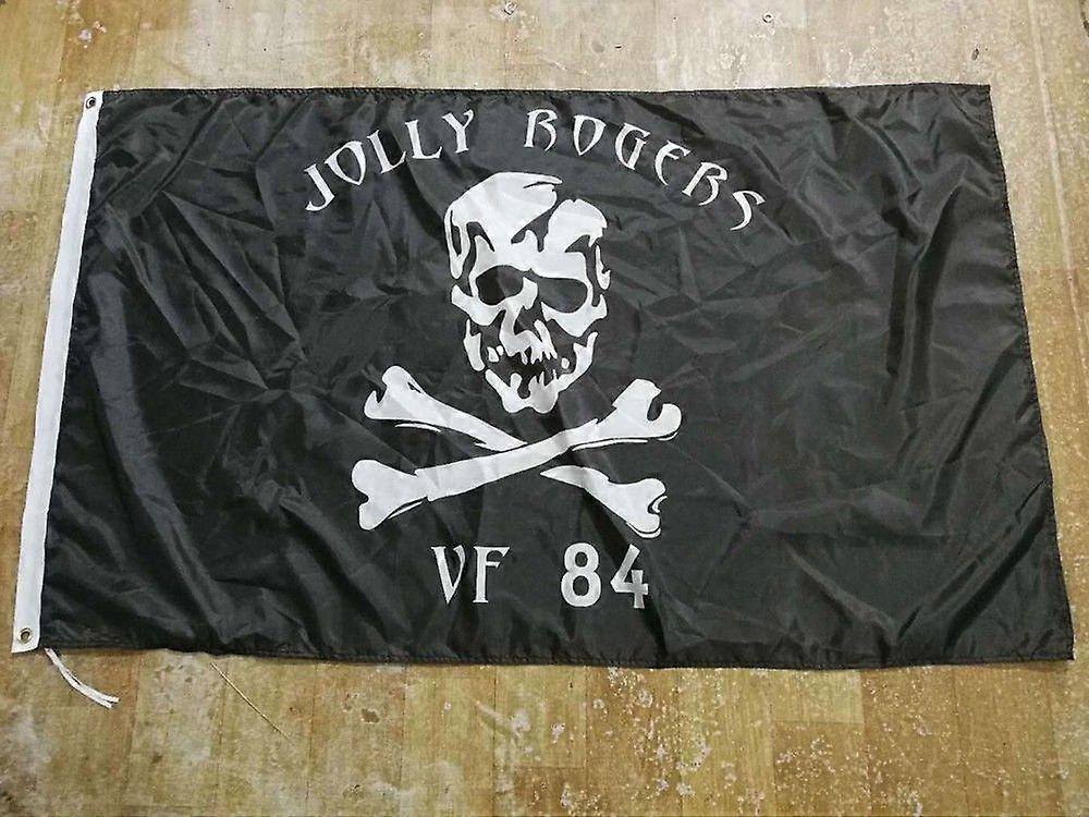 USN VF-84 Jolly Rogers Einseitiges Flaggenbanner