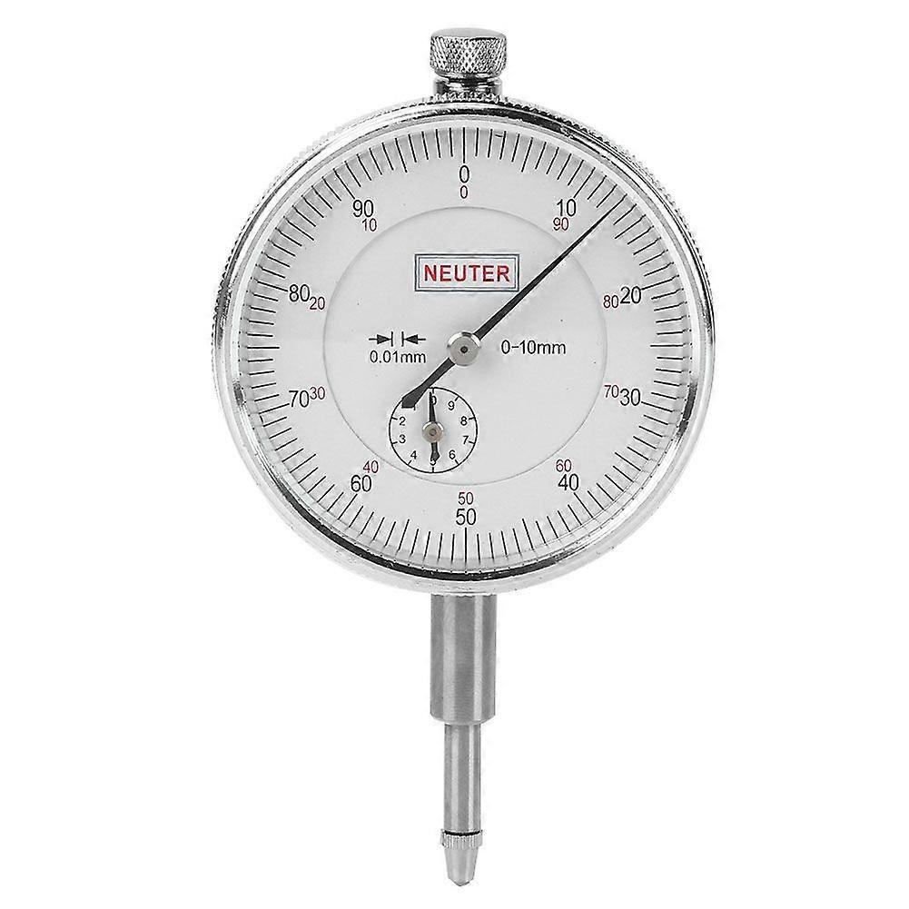 High Accuracy Aluminum Alloy 0-10MM/0.01MM Dial Indicator Gauge Manual Measuring Tool