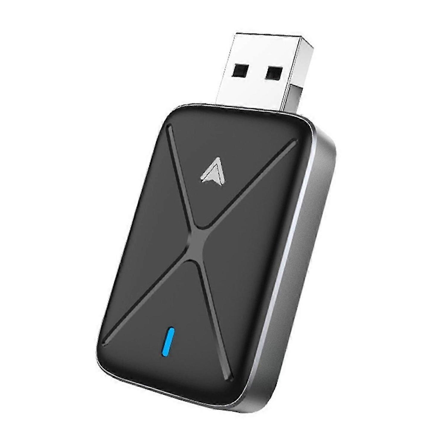 Wireless CarPlay Adapter for IOS, Mini CarPlay Dongle Adapter, Convert Wired to Wireless CarPlay Ada