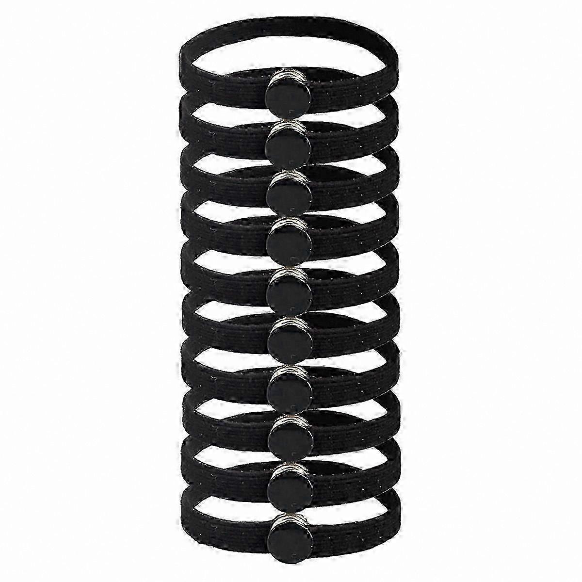 unbrand Paquet de 10 élastiques à cheveux extensibles pour cheveux épais bouclés et tressés Bandes d