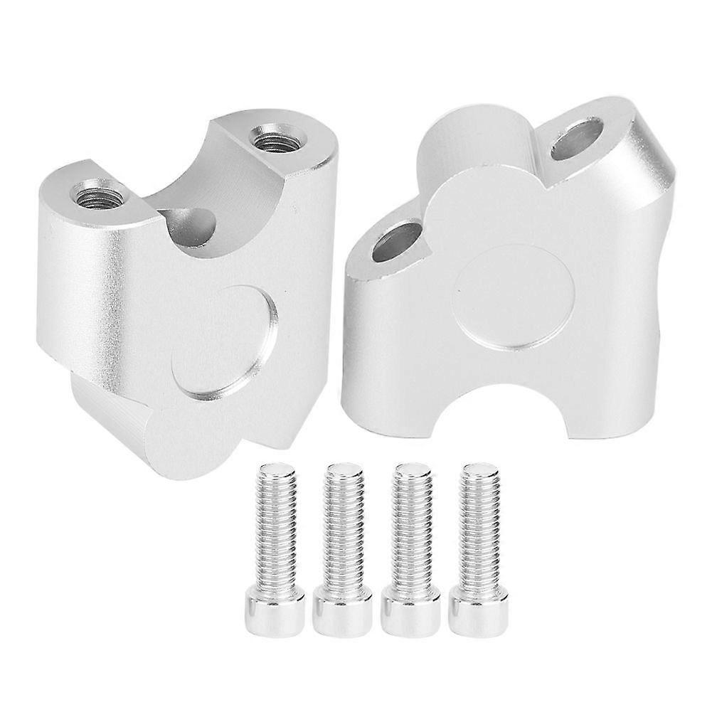 22mm Universal Motorcycle Handle Bar Riser Handlebar Clamp Back Move Mount Adapter(Plating)