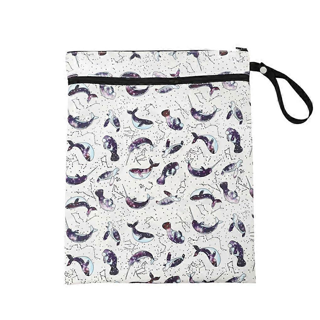 Waterproof Wet Bags Polyester And TUP Material, Cloth Nappy Wet Bags, Nappy Changing Bags