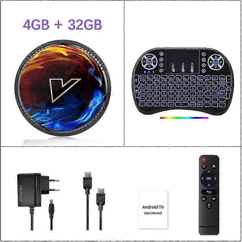 VONTAR Allwinner H618 Android 12 TV Box Media Player Set Top Box Android 12.0 8K Video BT5.0+ Wifi6 Google Voice 4K HDR10+ 2025