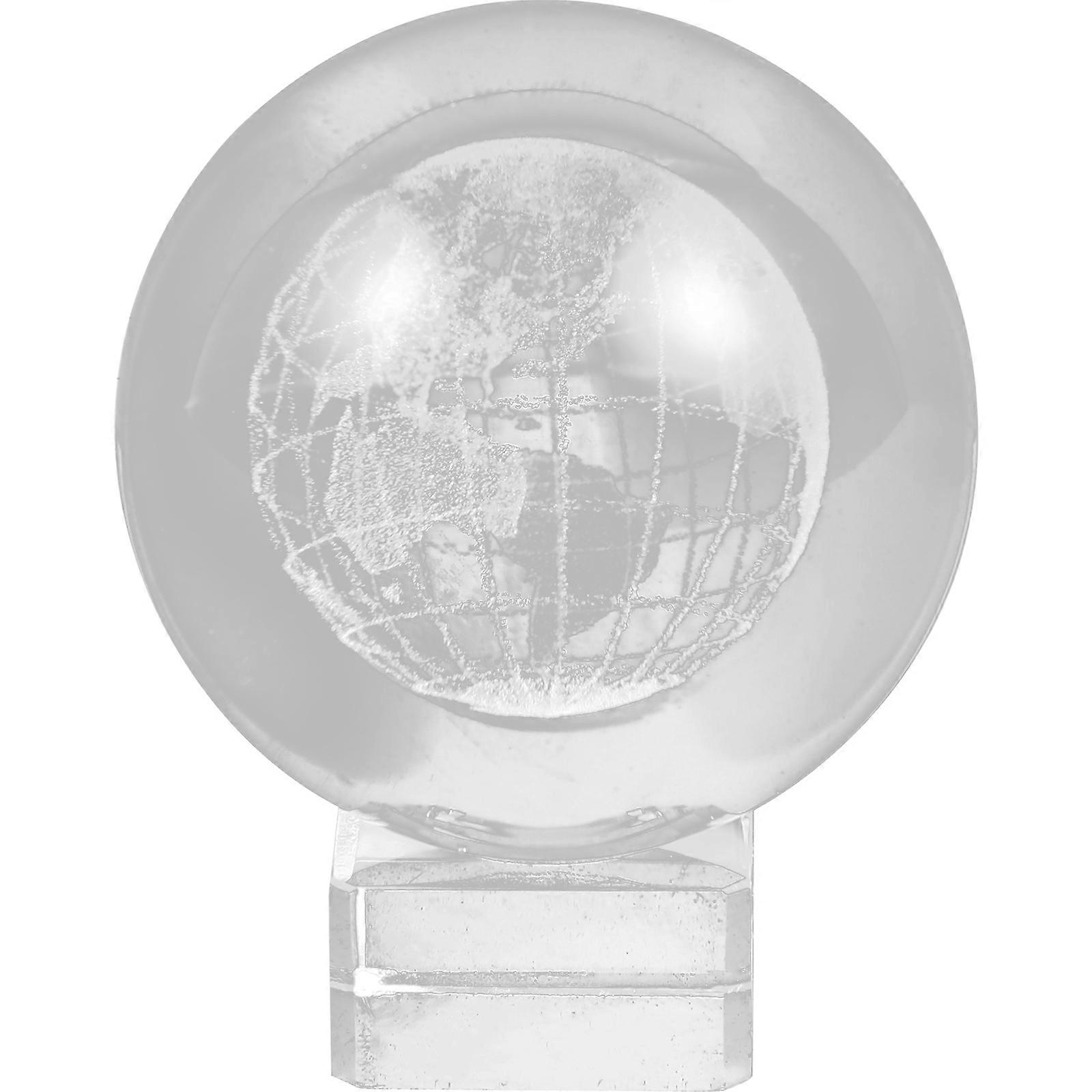 Transparent Crystal Balls Decorative Sphere for Decoration 3Sets