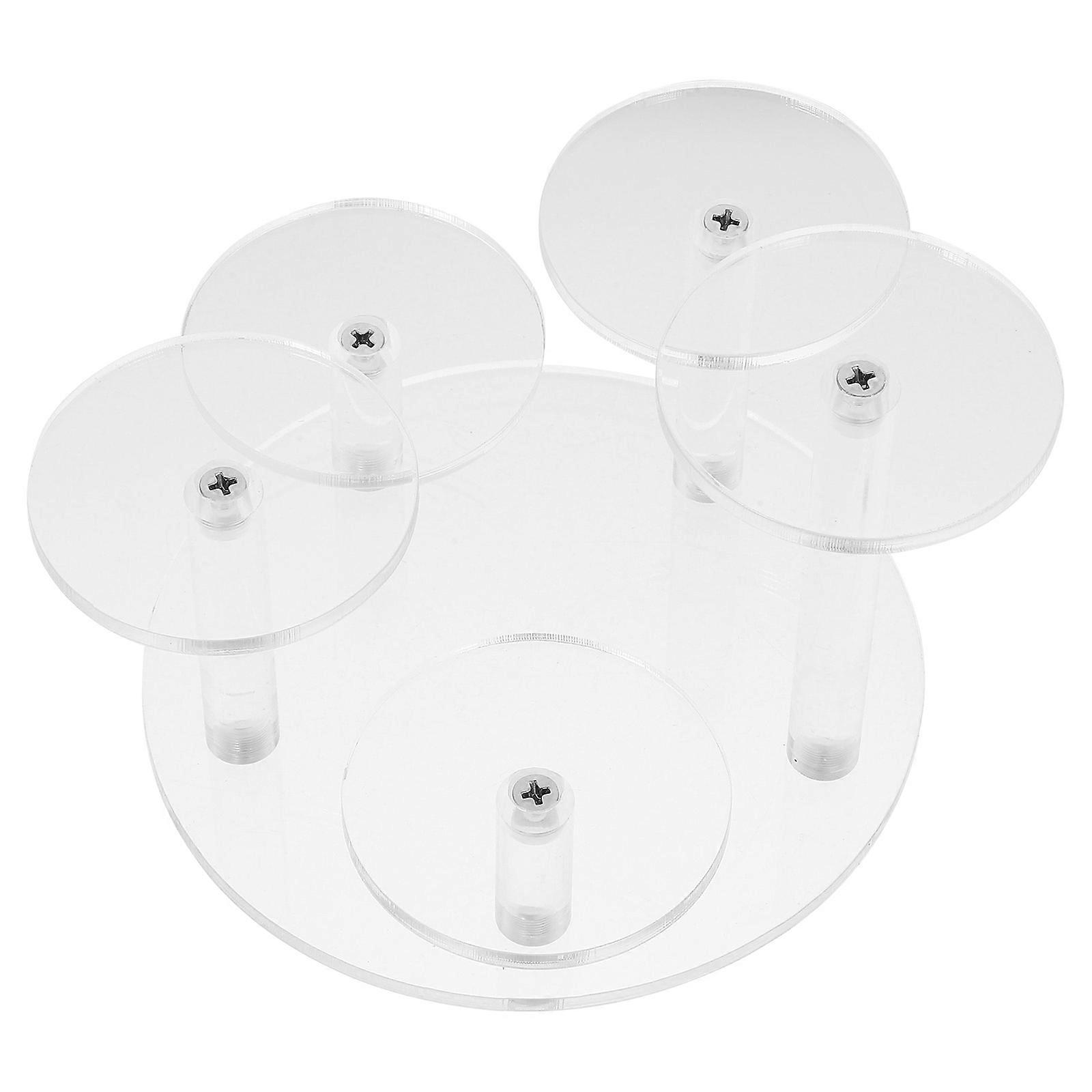 Transparent Acrylic Display Stand for Jewelry Storage 2Pcs Display Holder