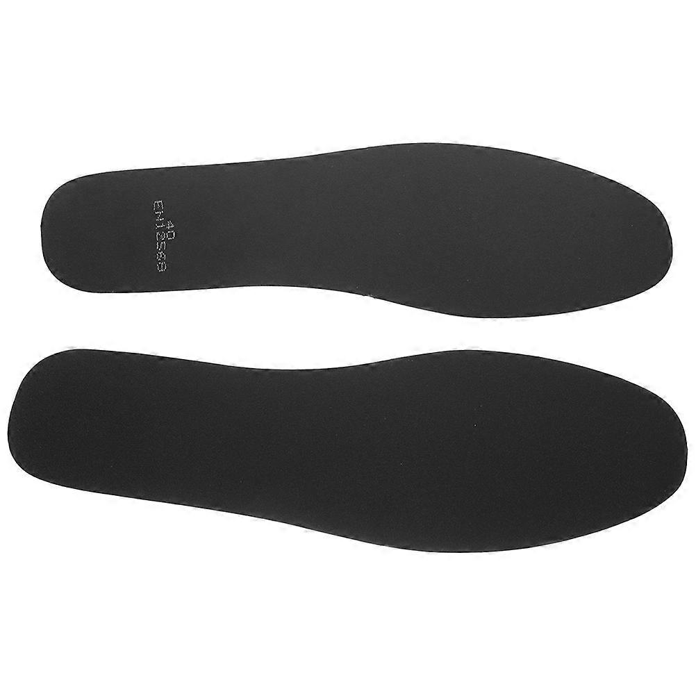 Durable Black Manganese Steel Shoe Insoles for Men Anti-Nail 1Pair
