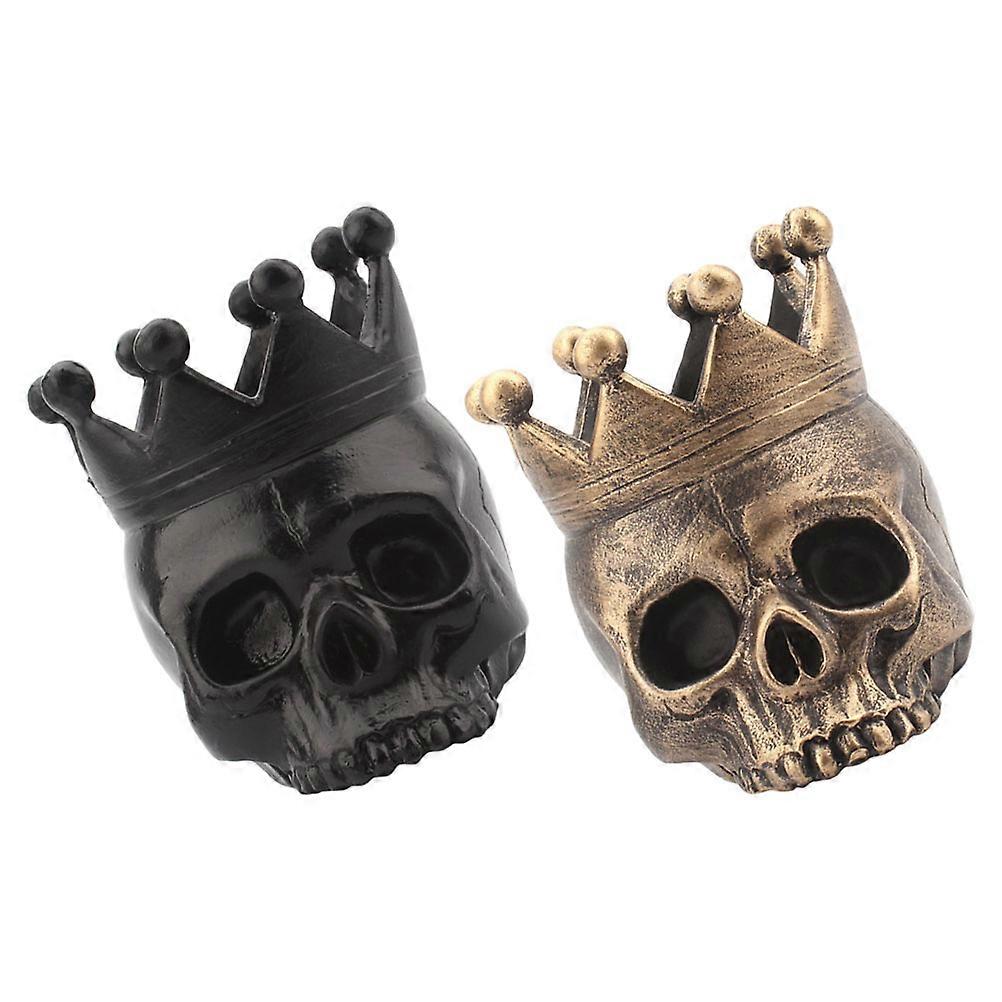 Creative Skull Crown Candle Holder for Halloween 6Pcs Set