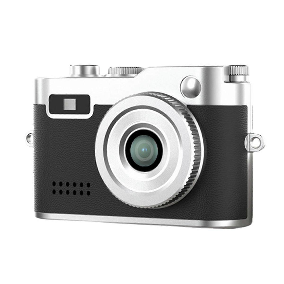 1080P Mini Keychain Camera Retro Digital Camera Portable Compact Mini Cameras Pocket Video Recorder for Student Travel A