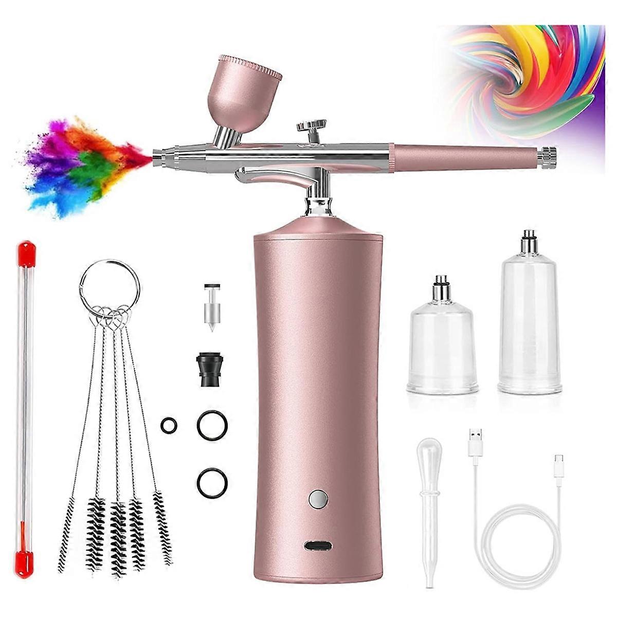 AirBrush Kit with Air Compressor Cordless Airbrush Set for Model B