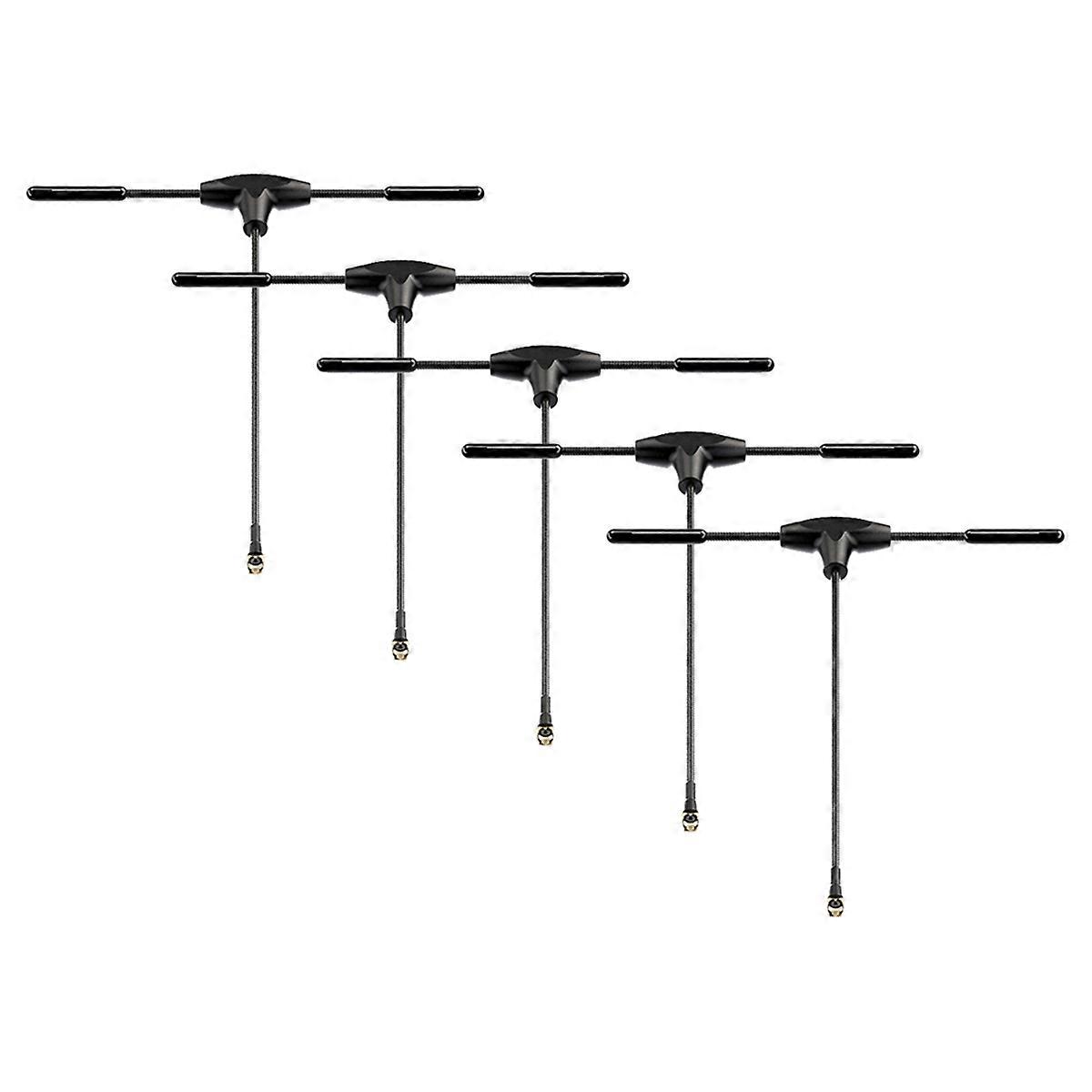5PCS 2.4G IPEX4 T-Type Antenna 5.23 DBi Gain 55mm Line Length High Transmission Efficiency for RC FP