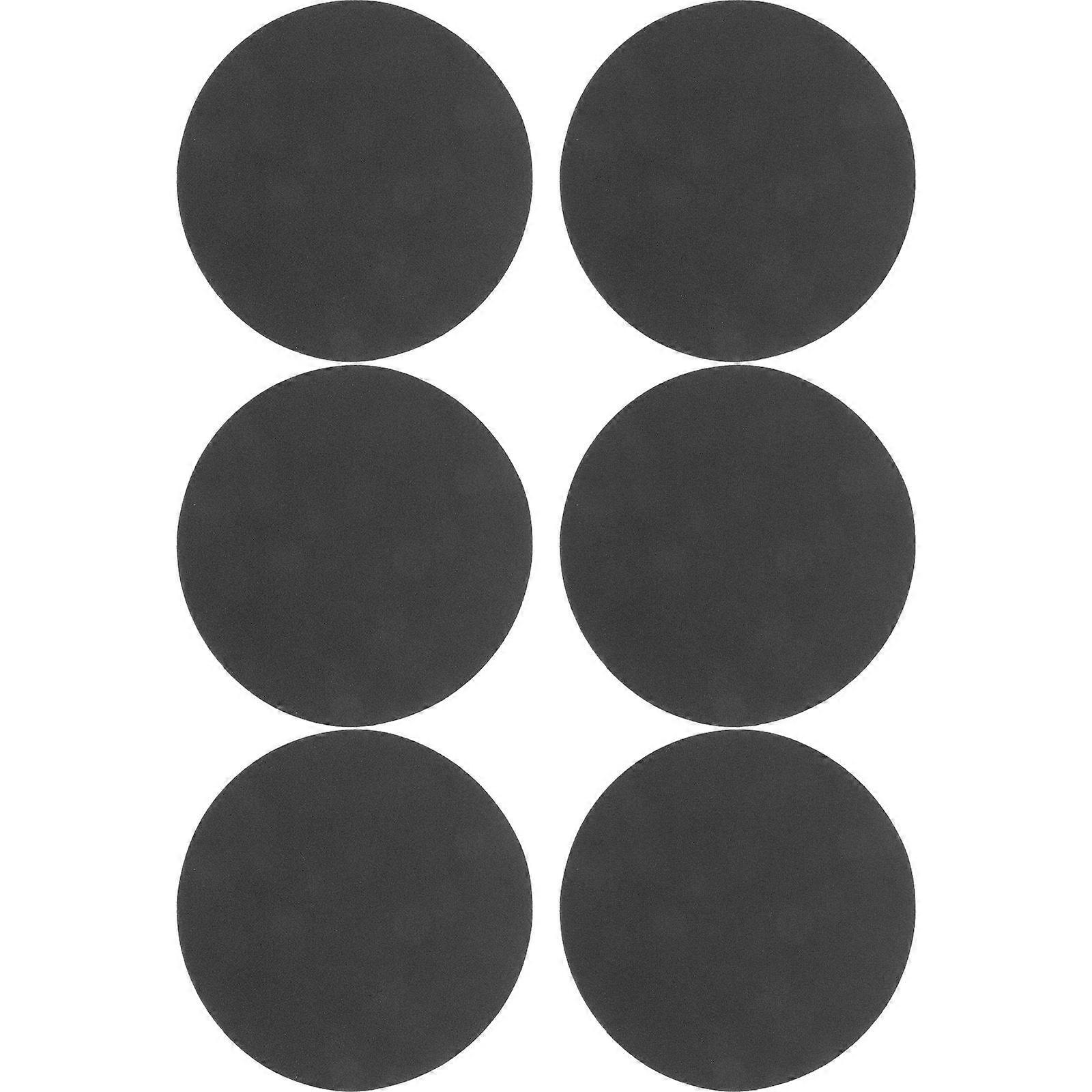 Non-Slip Table Lamp Base Sponge Stickers for Table Lamp Base Black Sponge Non-Slip 6Pcs