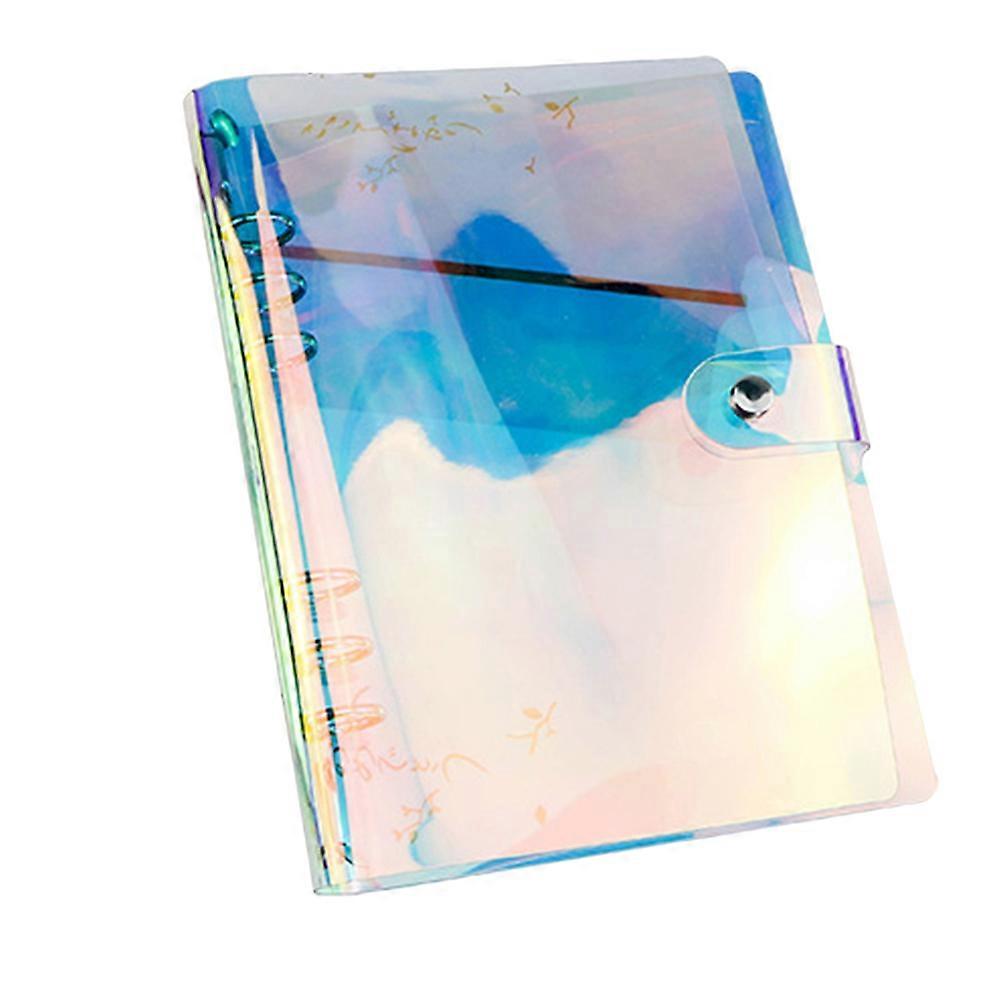Notebook Cover for Office Organizer with Colorful Design 2Pcs A6 PVC