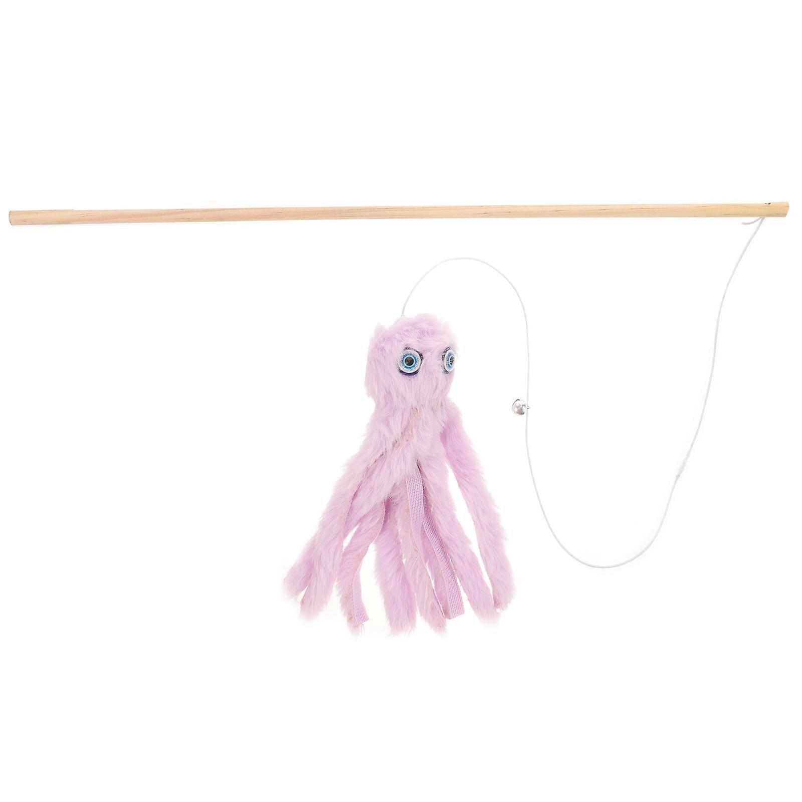Cat Stick Toy Interactive Teaser 5Pcs for Cat Activity