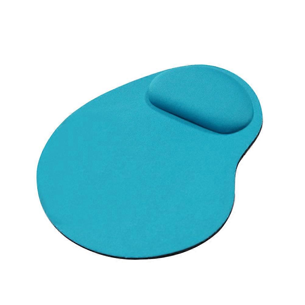 Blue Ergonomic Mouse Pad with Wrist Rest for Daily Use