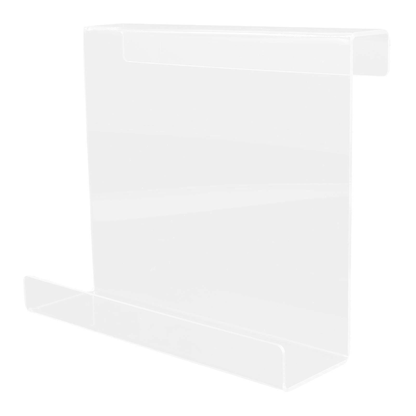 White Acrylic Book Holder for Treadmill Reading Use 3Pcs Home Accessory
