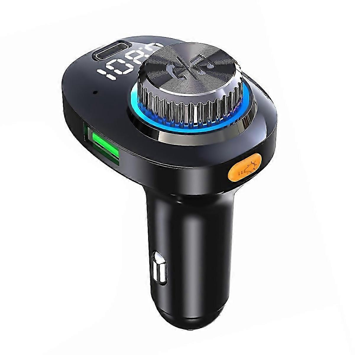 For New C18 Car Audio Receiver 31a Quick Charge Usb Device Bt 50 Color Led Backlight Fm Transmitter