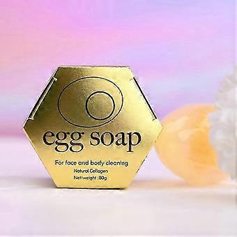 Premium Handmade Crystal Egg Soap, Natural Ingredients and Essential Oils for Soft, Clean Skin, Shaped Body Cleanser Scrub