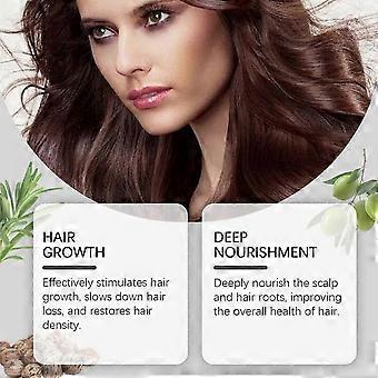 100% Organic Rosemary Oil Hair Growth Thickening Hair Oil Rosemary Mint Oil Strengthens Hair Treatment Nourish Scalp Repair Dry Damaged Hair 60 ml