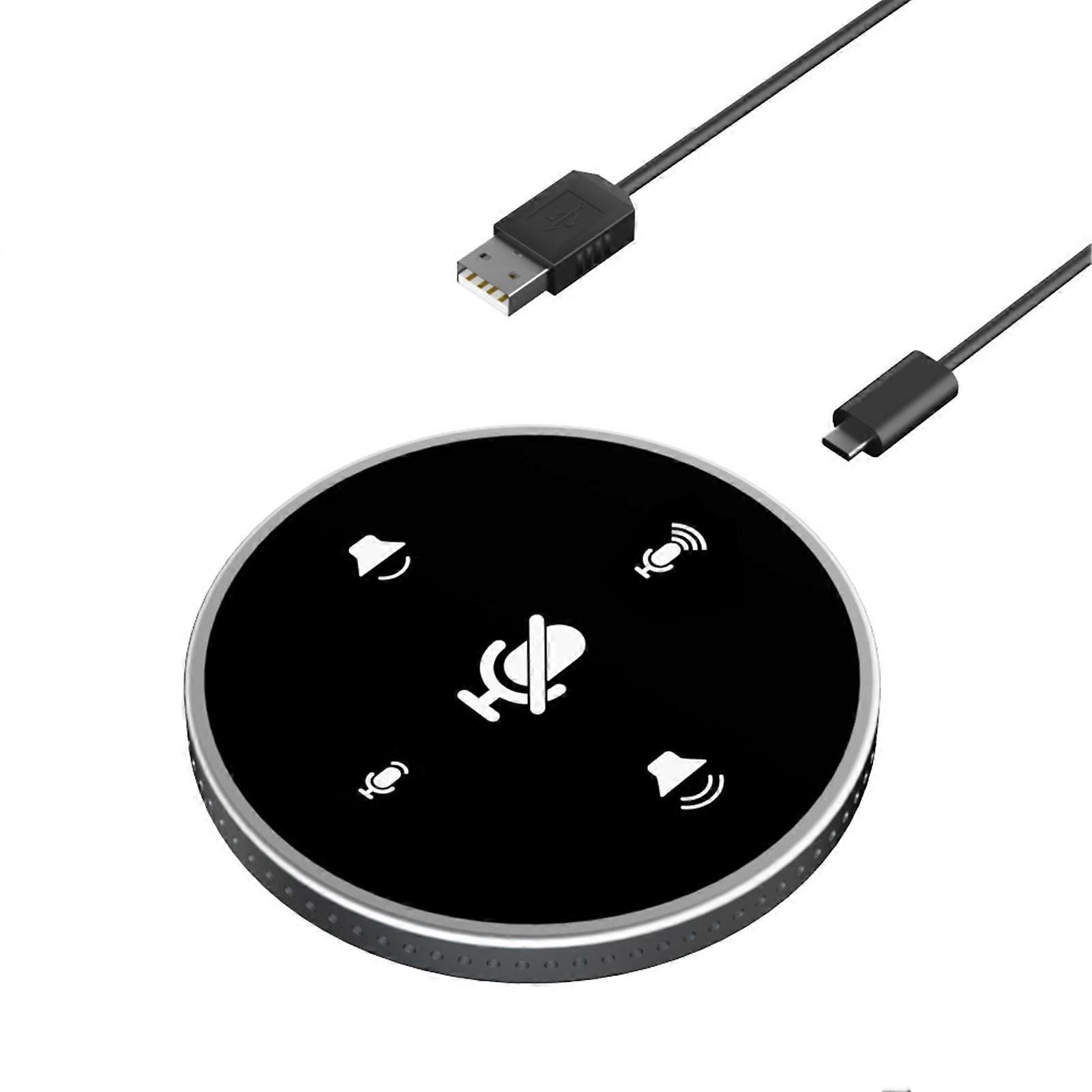 PC Computer USB Mic, Built in Speaker, Plug & Play, Windows Compatible