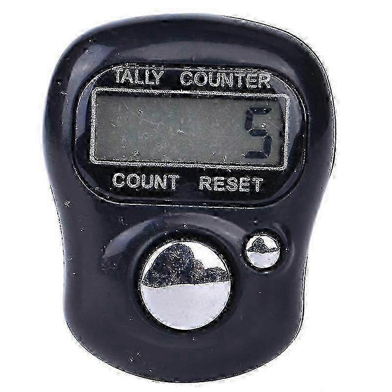 ResettablElectronic Finger Counter Tally Counter - 3 Pack in Black, White & Purple for Accurate Counting and Tracking