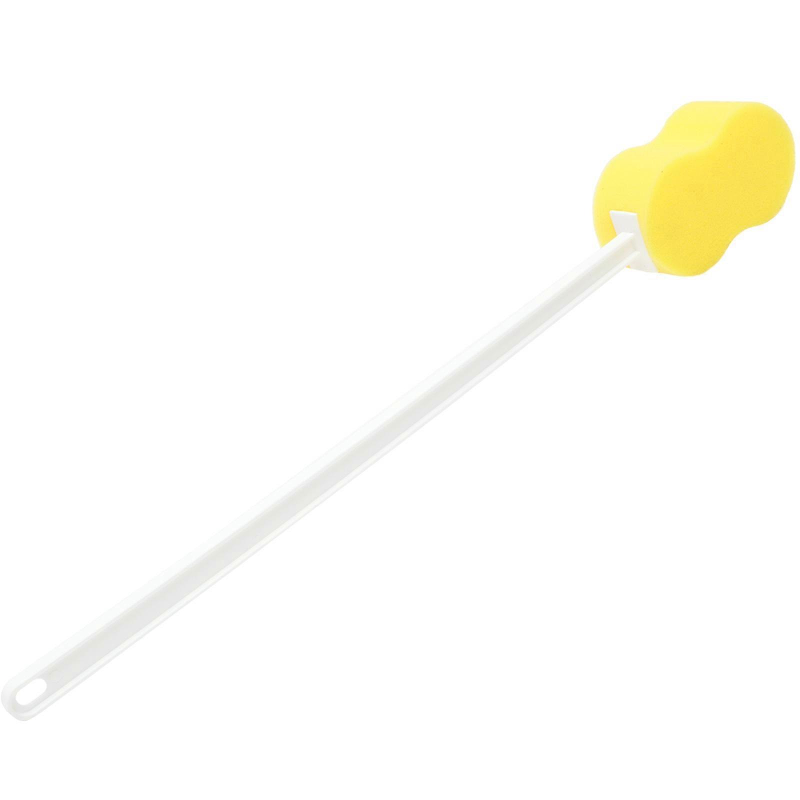 Shower Back Brush Long Handle Bath Sponge for Bath Yellow