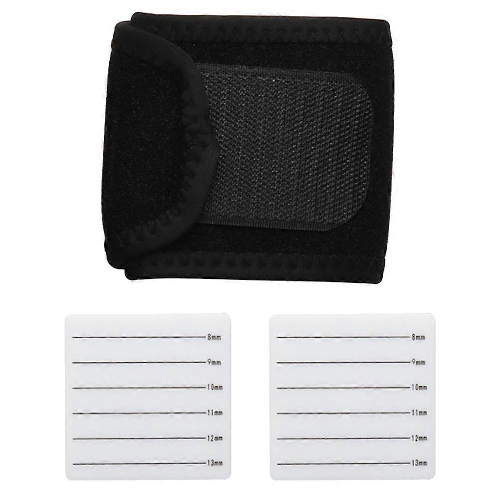 Eyelash Hand Plate for Lash Extension with 4Pcs Pallet and Wrist Strap