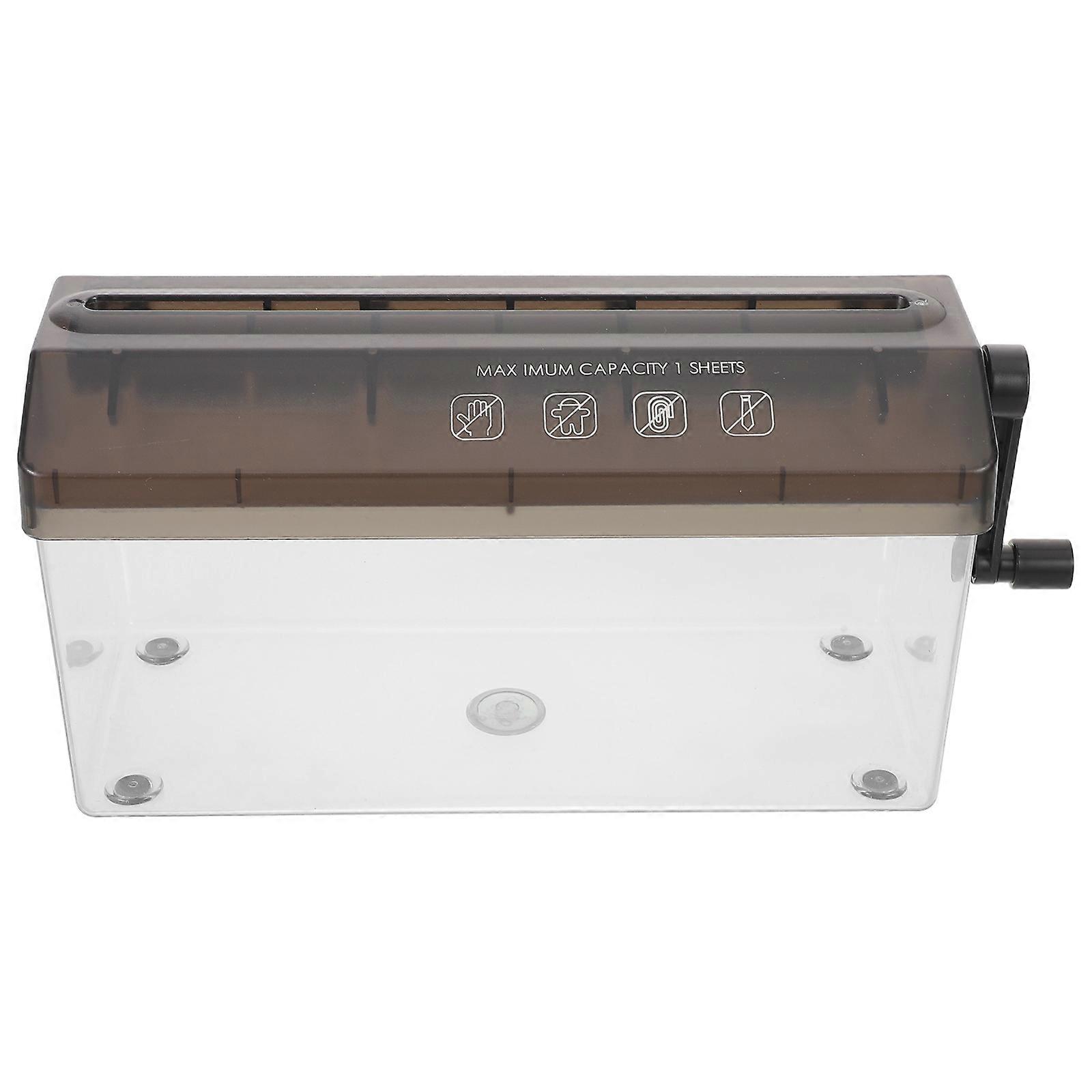 Home Office Paper Shredder Manual Document Cutter Portable