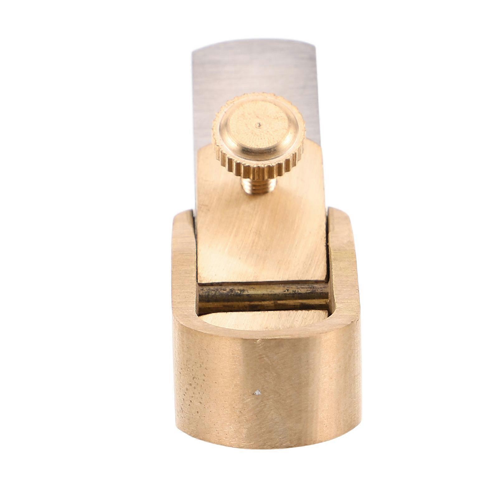 Mini Hand Planer Wood Brass Luthier Tool for Violin Making 3Pcs Set
