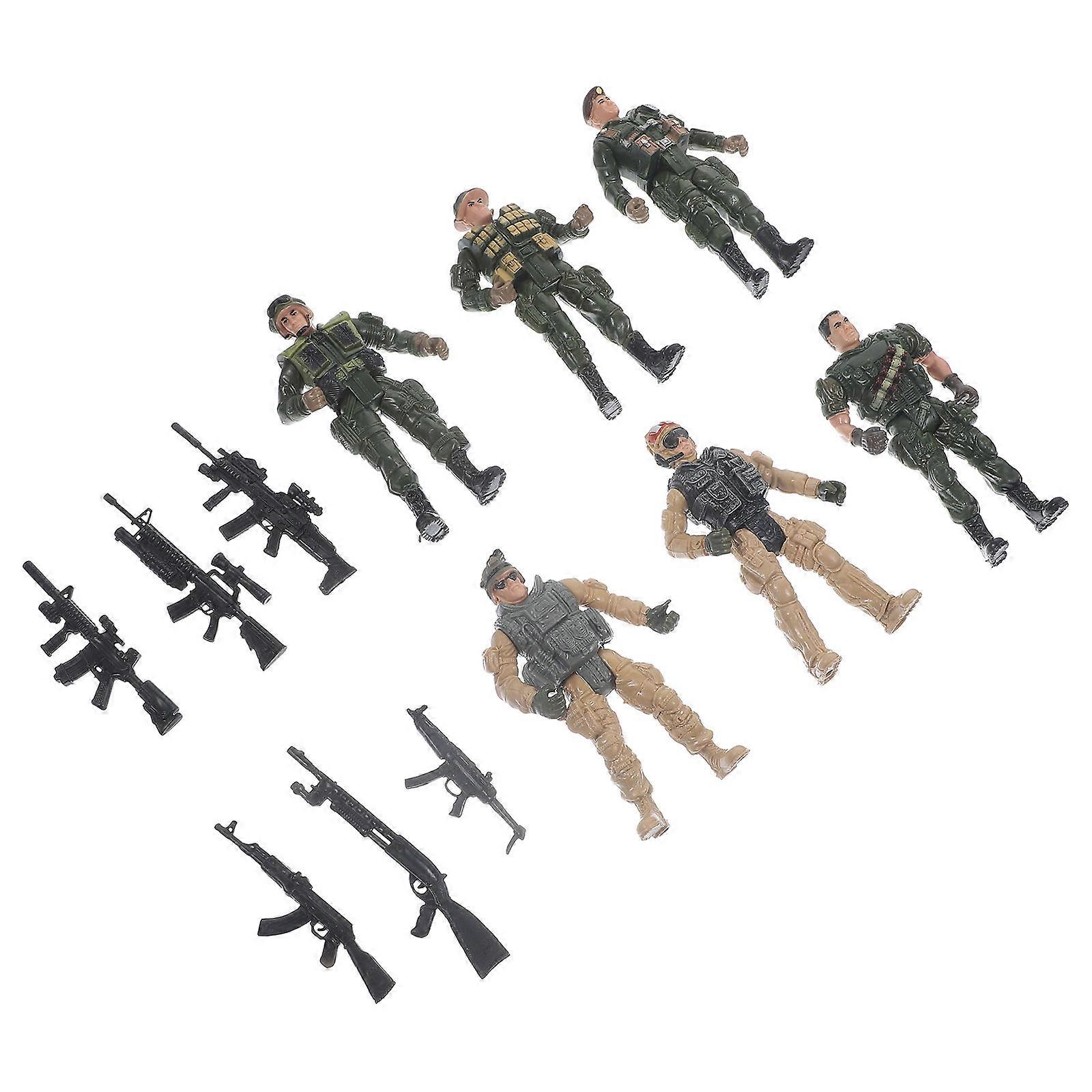 Sand Table Mini Soldier Models Designed For Collectors Offering Imaginative Play Options With Lifelike Details 3 Sets