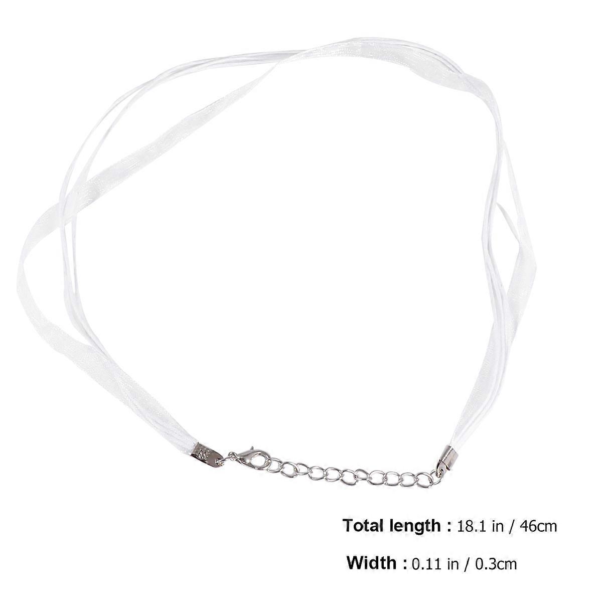 Snow Yarn Wax Thread for Jewelry Making Supplies Function 100Pcs White