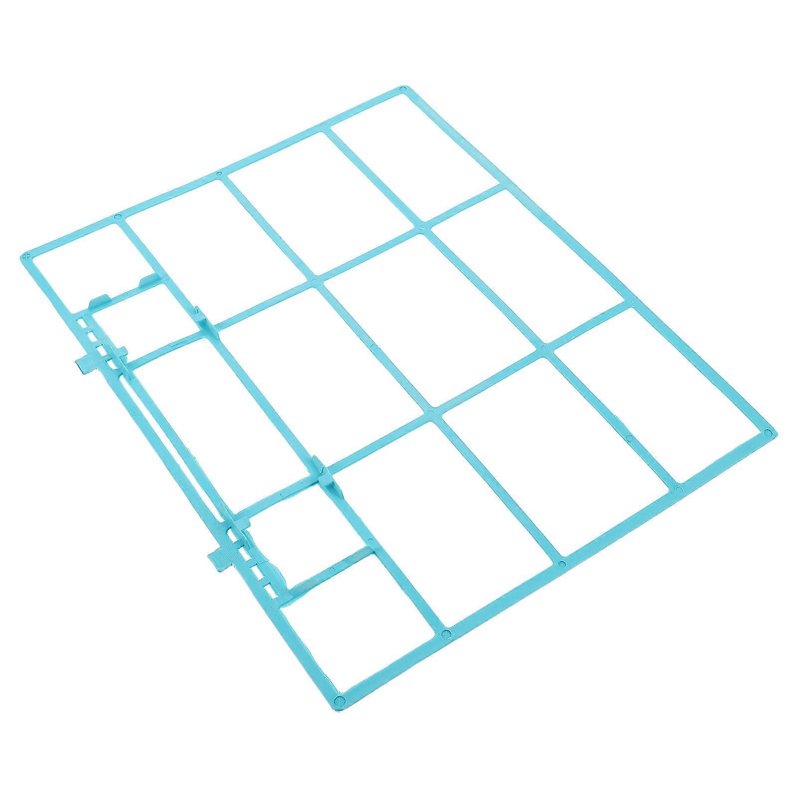 Sky-Blue Air Conditioner Filter Screen Plastic Mesh for Indoor Units 3Pcs