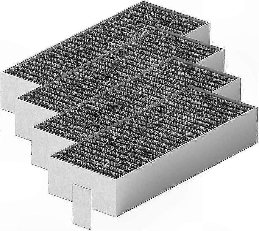 4-Pack Activated Carbon Filters for Range Hoods Compatible with Multiple Models