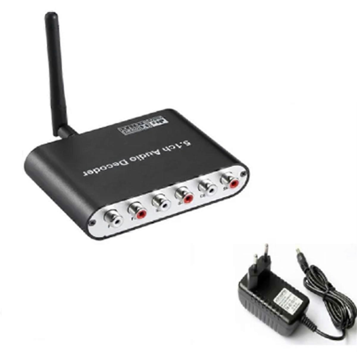 Digital 5.1 Audio Decoder DTS/AC3 Converter LPCM To 5.1 (A) EU Plug