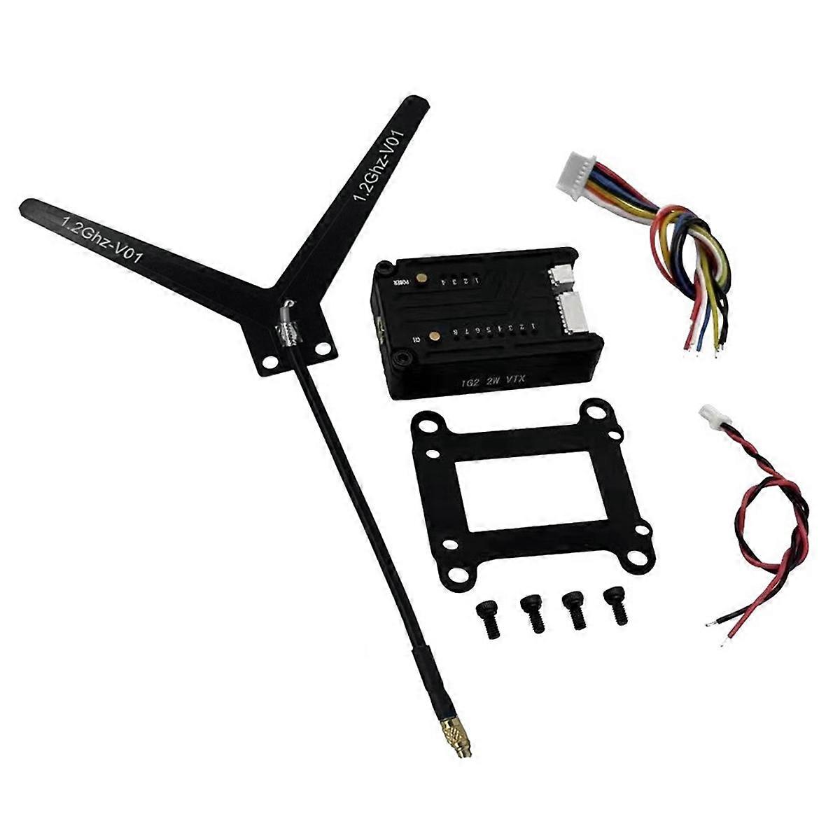 1.2G 1.3G 2W VTX 8CH 2000mW FPV Audio Video Transmitter