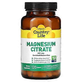 Country Life, Magnesium Citrate, 120 Tablets
