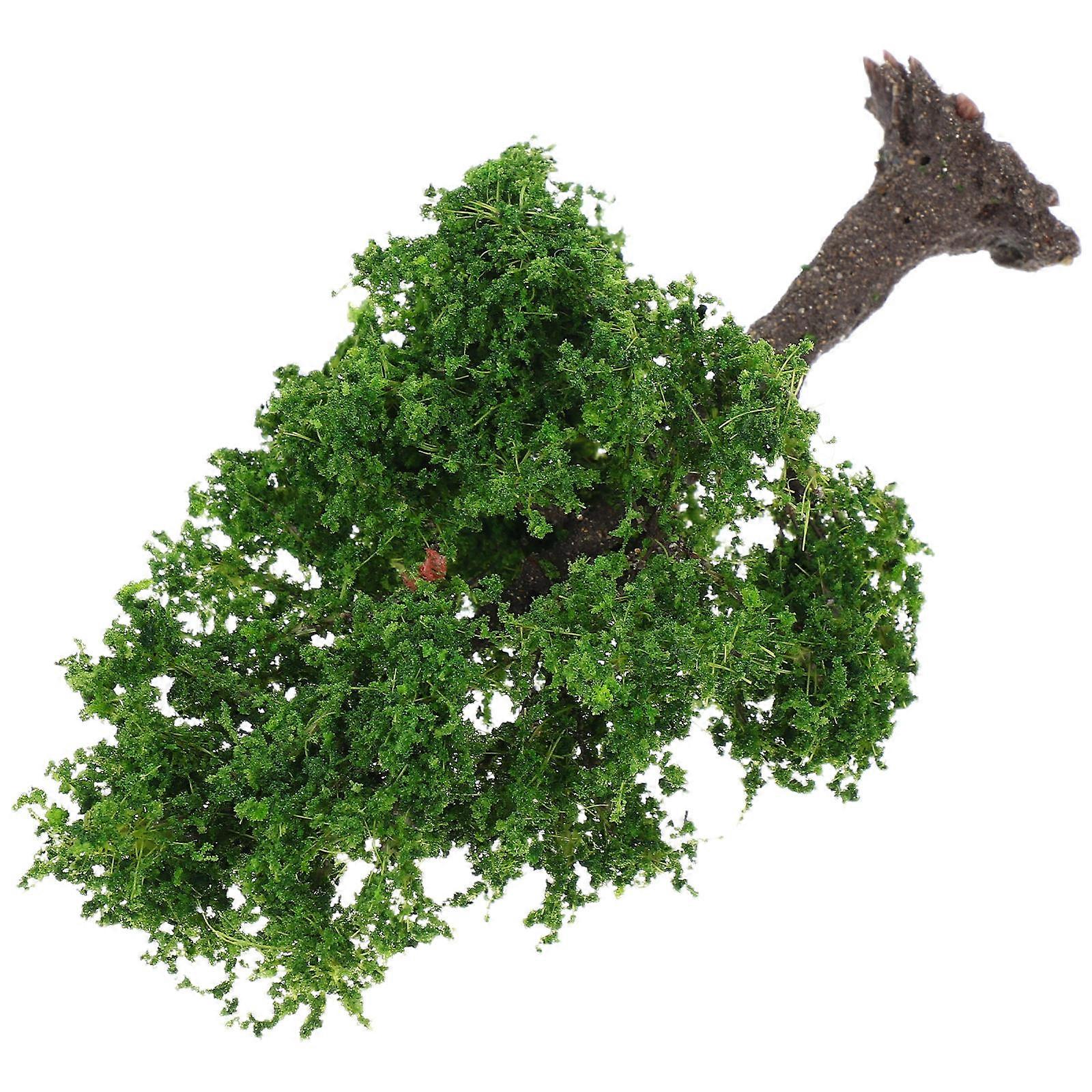 Miniature Tree Model for Decoration with 3Pcs Green Landscape Scenery