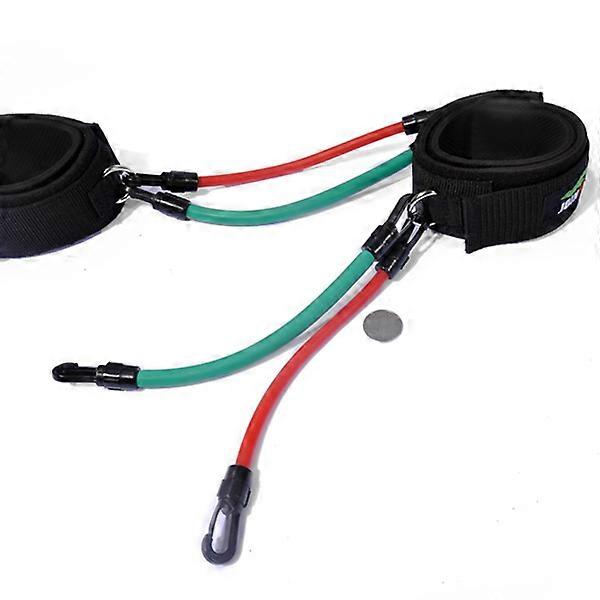 Resistance Band 4 Leg Thigh Exercise Pull Exerciser