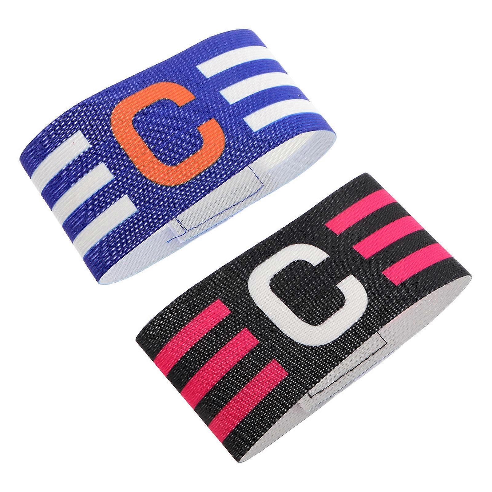 Versatile Elastic Arm Bands In Assorted Color For Team Identification During Football Matches With 4Pcs