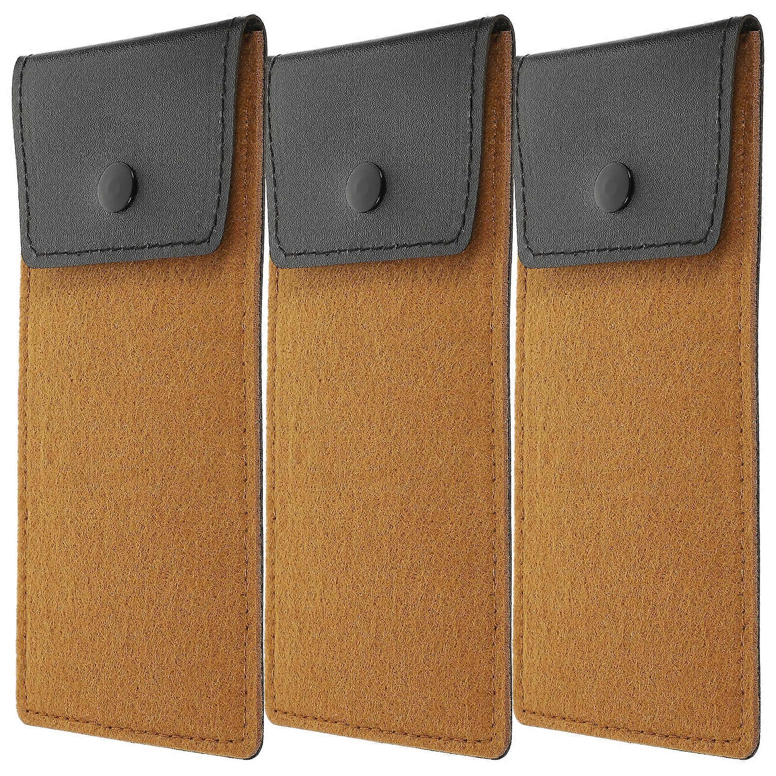 Saklama için Keçe Gözlük Kılıfı 12 Adet Yumuşak Çanta