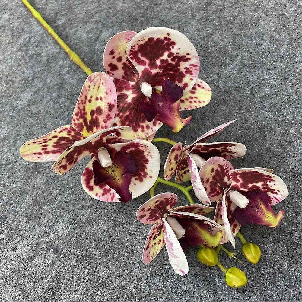 Real Touch Artificial Butterfly Orchids Flower Fake Flower Decor Table Ornament