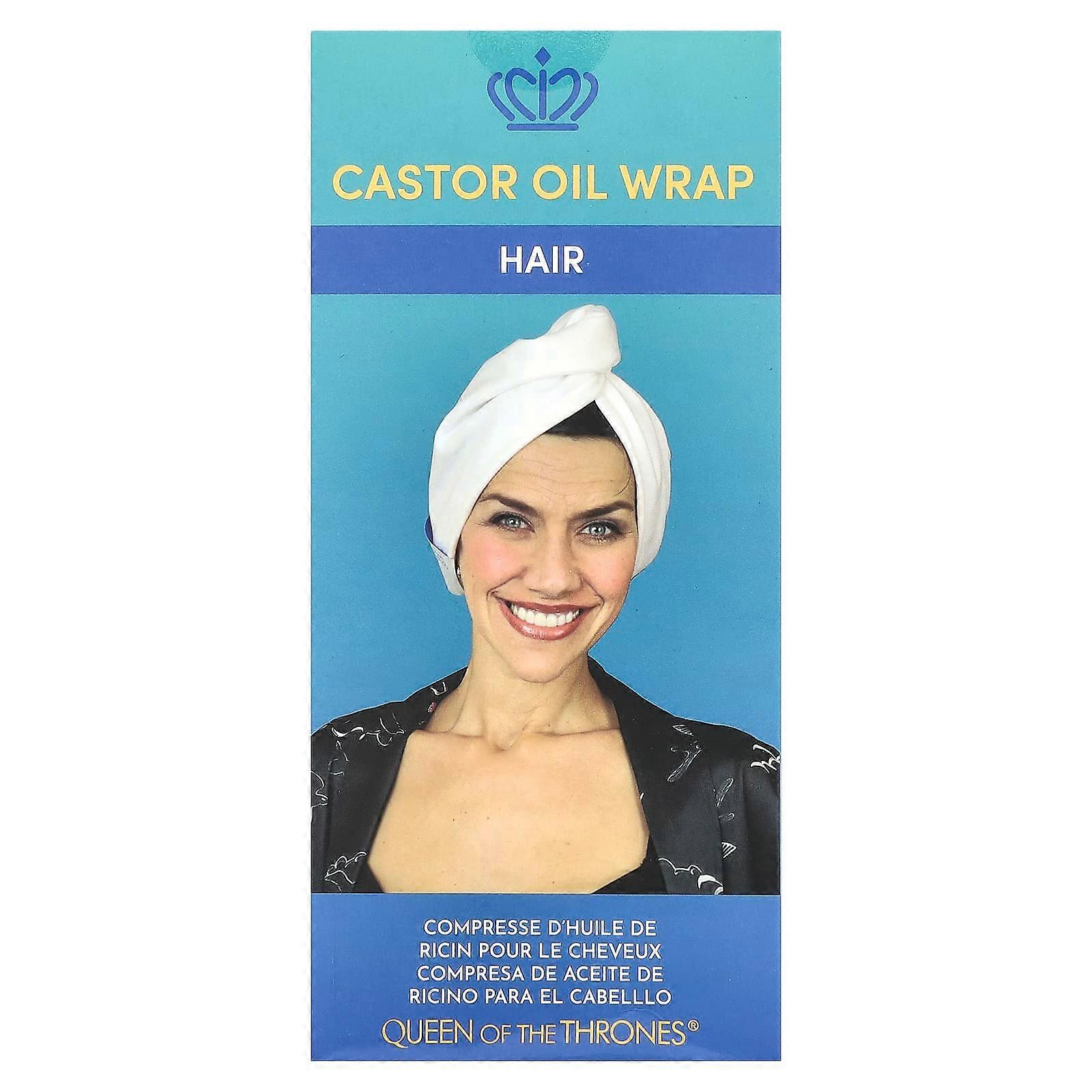 Castor Oil Wrap, Hair , 1 Count